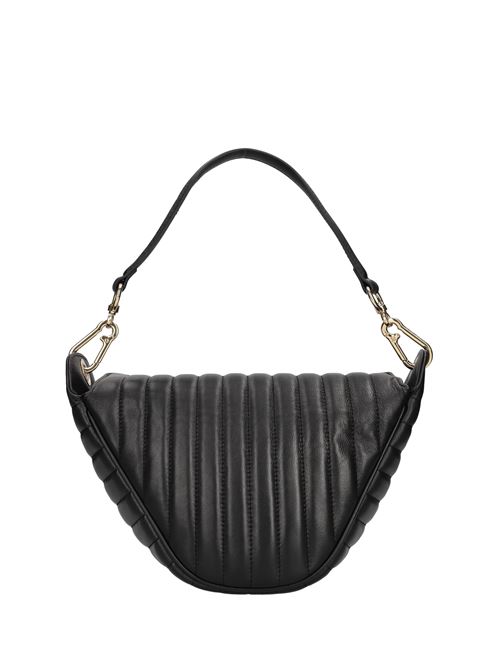 Leather bag LA CARRIE | STICH&SPOON NOSE SHOULDERNERO